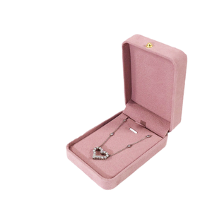 Scatola Regalo in Velluto per Gioielli con Stampa a Caldo in Lamina d'Oro e Finitura Effetto Sfumato per Anelli, Ciondoli, Bracciali, Collane, Orecchini e Confezionamento di Distintivi - Product Image 3