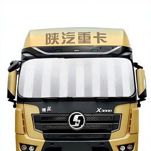 Parasol de aluminio Chongteng para parabrisas de camión, aislamiento térmico, instalación con ventosas para camiones medianos, ideal para verano - Product Image 1