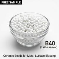 Arena Cerámica B40 de 0.425-0.600 mm para Granallado de Superficies Metálicas |   Cuentas de Cerámica Premium, Fabricante Verificado Chaoju, Keramikperlen B40