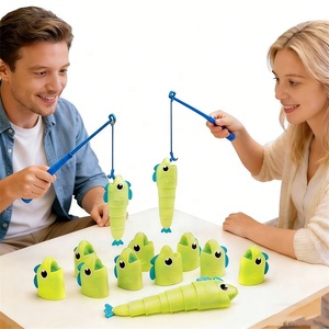 Juego de Pesca de Plástico Bao Han para 2 Jugadores, Juego de Apilamiento para Estimular el Cerebro, 10 Piezas, Juegos de Mesa para Niños y Adultos - Product Image 1