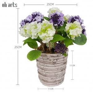 Quality <b>Artificial</b> Flowers Wedding Bridal Bouquet Bunch Set Dried for Indoor Outdoor Decoration - Product Image 2
