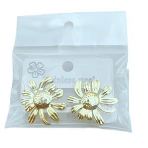 Boucles d'oreilles unisexes en acier inoxydable électroplaqué, best-sellers européens et américains, design simple et élégant, clous géométriques, 175 styles - Product Image 1