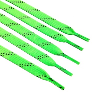 맞춤형 디자인 신발 끈 소매를위한 플랫 왁스 하키 스케이트 끈 - Product Image 1