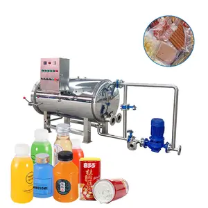 Industrial Packed Eggs Sterilize Beverage Juice Steam Sterilization Autoclave Sterilizer Machine 100L for Sale