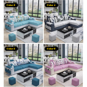 Cheap <strong>Sofa</strong> <strong>Cama</strong> Living Room l Shaped <strong>Sofa</strong> <strong>Modernos</strong> E Luxuosos Comfortable Fabric <strong>Sofa</strong> Set Furniture - Product Image 2