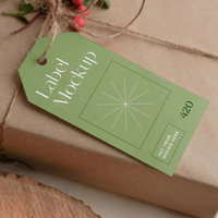 Etiquetas Colgantes Personalizadas con Código de Barras PE para Cajas de Regalo y Embalaje Express