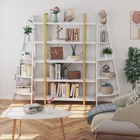 Bibliothèque de magasin moderne à combinaison libre Mobilier de bureau Librairie en fer Bibliothèque de livres Étagères murales en bois avec rangement