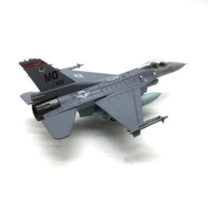1:100 Luchtmetalen Vliegtuig Modelvliegtuig Beste Kwaliteit Kracht F 16c Metalen Modelvliegtuig - Product Image 4