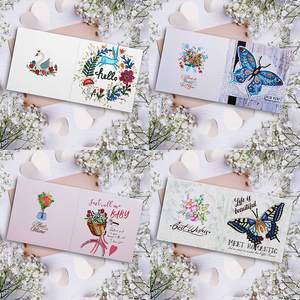 Kartu pos bordir berlian R-KPXL004-007 buatan tangan kartu ucapan hadiah ulang tahun desain lukisan berlian unik - Product Image 3