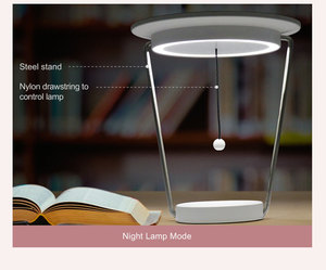 Led 메이크업 거울 M007 스마트 터치 컨트롤 조명 메이크업 화장대 스탠드 데스크 링 라이트 미러 Led 화장대 거울 USB 사용 - Product Image 5