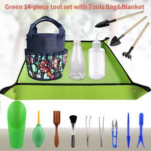 Precio de fábrica, 14 piezas, herramientas de corte manual de jardín, <span class=keywords><strong>Kit</strong></span> de maceta suculenta de jardín para interior, <span class=keywords><strong>cuidado</strong></span> de hadas, maceta, Cactus, planta de interior - Product Image 5