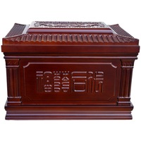 Urna Funeraria de Ébano Sólido Heaven Official Blessing, 34x24x24cm, Venta al por Mayor de Fábrica con Garantía de Calidad