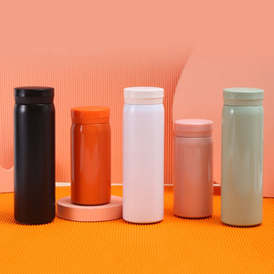 Personalizzabile a doppia parete <span class=keywords><strong>Thermos</strong></span> tazza di piccola capacità in acciaio inox Mini bottiglia di acqua isolata per gli studenti di ufficio - Product Image 4