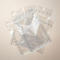Bolsa de Fondo Plano con Sellado de Ocho Lados, Gruesa, de Grado Alimenticio, LDPE, con Cierre Hermético, para Envasado de Granos, Nueces y Snacks