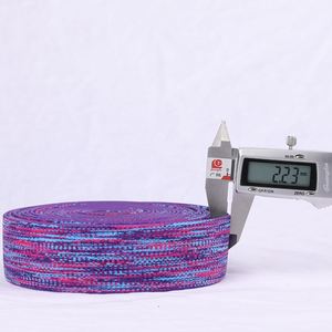 Bande de ceinture élastique tissée jacquard en nylon et caoutchouc réutilisable, sur mesure ODM, 1 pouce, 1,5 pouce - Product Image 3