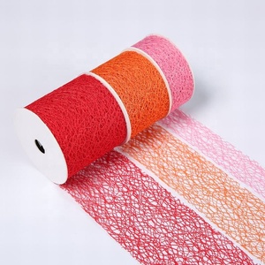 Nastro Decorativo in <span class=keywords><strong>Tulle</strong></span> a Rete 100% Poliestere per Fiori e Decorazioni - Product Image 4