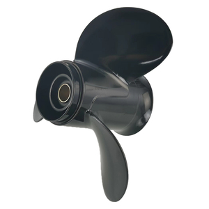 ใหม่ <span class=keywords><strong>xspeed</strong></span> 25-30hp ใบพัดอะลูมิเนียม9.9 'x10 10ฟัน3ใบสีดำสำหรับเครื่องยนต์ปรอทเรือทางทะเล - Product Image 3