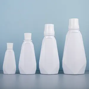 Kunden spezifische 80ml 200ml 300ml 500ml PET Mundwasser flaschen Mundpflege lösung Flasche Mund Wasch flüssigkeits behälter mit Schraub verschluss