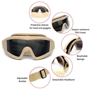 Gafas Tácticas Estándar EN166, Gafas Balísticas, Gafas de Sol para Juegos CS, Gafas de Tiro OEM, Gafas de Seguridad para Deportes al Aire Libre y Caza - Product Image 2