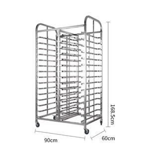 Victory ถาดรองพายสแตนเลสสำหรับห้องครัว, ถาดรองพายรถทำจากสแตนเลสถาดเค้ก24ชั้นสำหรับร้านอาหารและอุปกรณ์เบเกอรี่สำหรับห้องครัว - Product Image 2