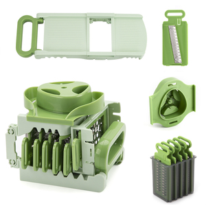 Kitchen Cool Gadgets Multi-function Plastic Manual Fruit Vegetable Food Chopper Processor Slicer Cutter