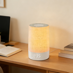 Máquina <span class=keywords><strong>de</strong></span> Sonido Natural Multifuncional con Luz Nocturna LED y Reloj, Generador <span class=keywords><strong>de</strong></span> Ruido Blanco y Rosa <span class=keywords><strong>para</strong></span> Ayudar a <span class=keywords><strong>Dormir</strong></span> - Product Image 6