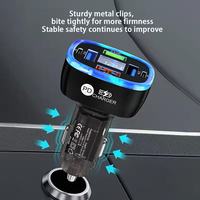 Chargeur de voiture USB-C PD 200W à 6 ports, adaptateur de voiture à charge rapide de type C, affichage numérique, adaptateur de voiture rapide, chargeur de voiture de type C