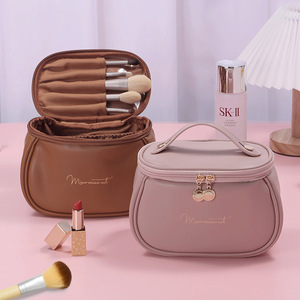Cosmetics Bag Waterproof Portable Pu Leather Large Makeup Bag <strong>Travel</strong> Cosmetic Bags <strong>Washbag</strong> for Women - Product Image 3