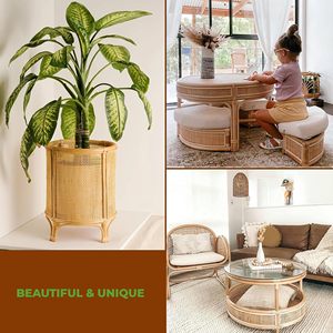 Hoge Kwaliteit 6X6 Natuurlijke Mesh Weave Rotan Cane Webbing Roll Geweven Gebleekte Webbing Cane Rotan In Vierkant Rol Natuurlijk - Product Image 6