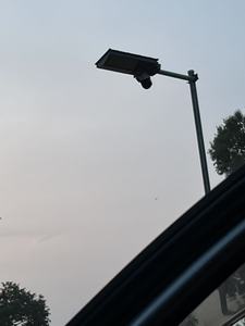 Lampadaire solaire LED Tristar 120W, IP65, corps en plastique ABS, caméra CCTV, contrôle par application, éclairage routier extérieur résidentiel - Product Image 4