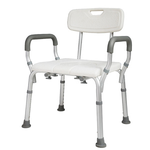 Chaise de douche en alliage d'aluminium avec lit pliant intégré, pliable, pour personnes âgées et femmes enceintes, conception antidérapante et épaissie - Product Image 2