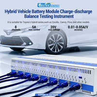 Probador de Módulos de Batería para Autos Híbridos NiMH Heltec, Ecualizador de 8 Canales, Analizador de Capacidad de Carga y Descarga de 5A para Crown, Avalon, Prius