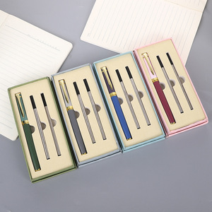 Juego de regalo de bolígrafo de negocios personalizado de gama alta con logotipo impreso de seda de metal <span class=keywords><strong>para</strong></span> vacaciones, graduación y Día <span class=keywords><strong>del</strong></span> Maestro - Product Image 3