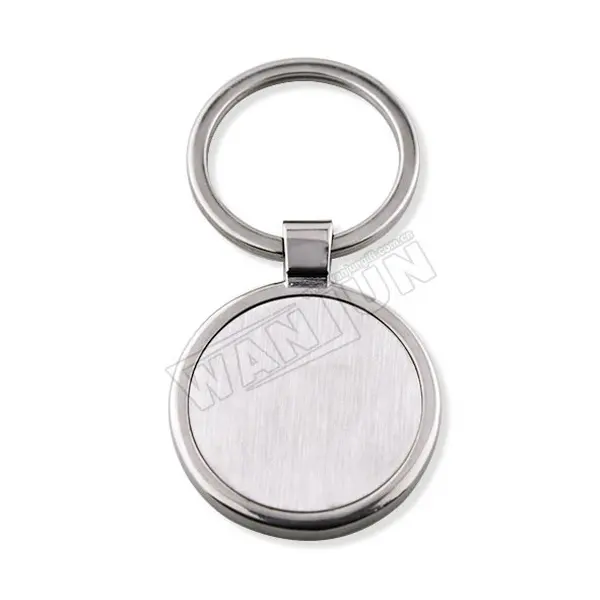 Porte-clés rond en métal, fabricant, vente en gros, porte-clés rond en métal personnalisé ODM OEM