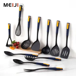 MEIJI Bán Chạy Bộ 11 Món Đồ Dùng Nấu Ăn Nhà Bếp Bằng Nylon Của Nhà Máy Cocina Đồ Dùng Nhà Bếp Bằng Nylon