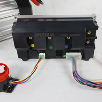 Moteur synchrone à aimant permanent DC haute efficacité 60V 72V 1200W avec contrôleur pour tricycle électrique et camion de fret