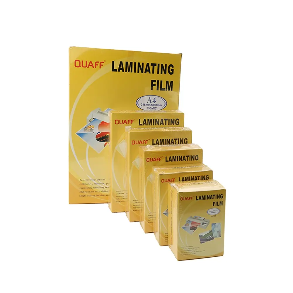 QUAFF ID Size Lamineren Film hot lamineren film PET Lamineren film 80mm * 110mm