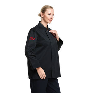 ZX fournisseur personnalisé 2023 nouveau Design professionnel à manches longues hommes femmes Chef veste manteau pour les services alimentaires traiteurs et culinaires - Product Image 2