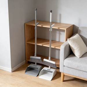 Juego de recogedor <span class=keywords><strong>y</strong></span> <span class=keywords><strong>escoba</strong></span> de plástico con mango largo para polvo <span class=keywords><strong>y</strong></span> pelo, fabricado en fábrica - Product Image 1