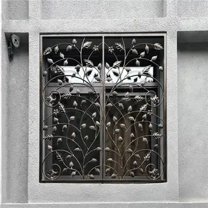 阳台设计铁艺窗户锻造铸铁windows
