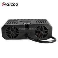 GICOO Nouveaux Phares LED Matriciels pour Voiture 220W Haute Puissance 30000LM 6000K Blanc 12V Double Ventilateur Refroidissement Étanche Adaptation Universelle
