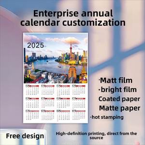 X418 2026 Blooming Color Uv Printed Paper Wall <b>Calendar</b> With Great Hanging Design for Office Display Business Table Planner - Product Image 3