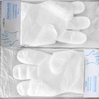 Gants jetables antistatiques en PVC noir bleu caoutchouc nitrile vêtements de protection pour les aliments bon marché TPE et CPE matériel