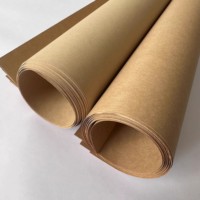 Rouleau de papier kraft YUEHAO SCA, grand format, industriel, en pâte chimique blanchie, résistant à l'humidité, lisse, personnalisable pour l'emballage
