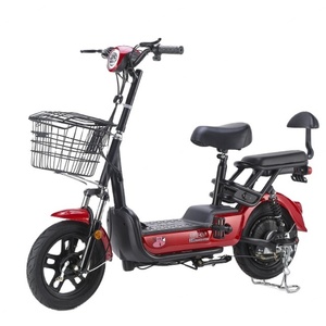 Bicicleta Eléctrica Económica de Litio y Plomo-Ácido de 350W 48V 12A con Funciones Digitales Inteligentes, Biplaza y Autonomía de 50km - Product Image 5