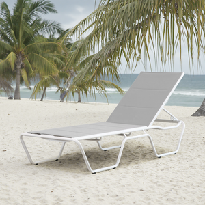 Luxe Tuin Ligstoelen Zwembad Bed Ligstoel Meubelen Hotels Waterparken Hotsale Stapelbare Strand Outdoor Stoel <span class=keywords><strong>Lounge</strong></span> - Product Image 1
