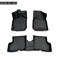 Ventes d'usine, tapis de sol de voiture 3D en TPE, tapis de voiture anti-rayures, tapis de voiture en TPE de qualité supérieure, tapis de sol de voiture en TPE inodore, pour DUSTER 2013-2023