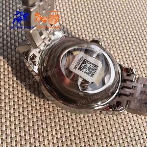 Reloj Mecánico Clásico para Hombre de Calidad 5A con Escala de Números Romanos, Patrón de Uñas Estilo París, Correa Impermeable, Reloj con Calendario - Product Image 6