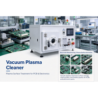 Chambre de traitement au plasma sous vide avec pompe à vide et processeur de plasma contrôlé pour semi-conducteurs, circuits imprimés, verre et céramique