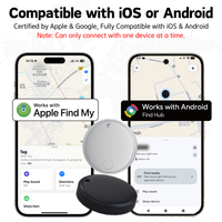 Traceur localisateur MFI étanche anti-perte Air Tag Mini Tag Device Find My Find Hub compatible iOS Google Android